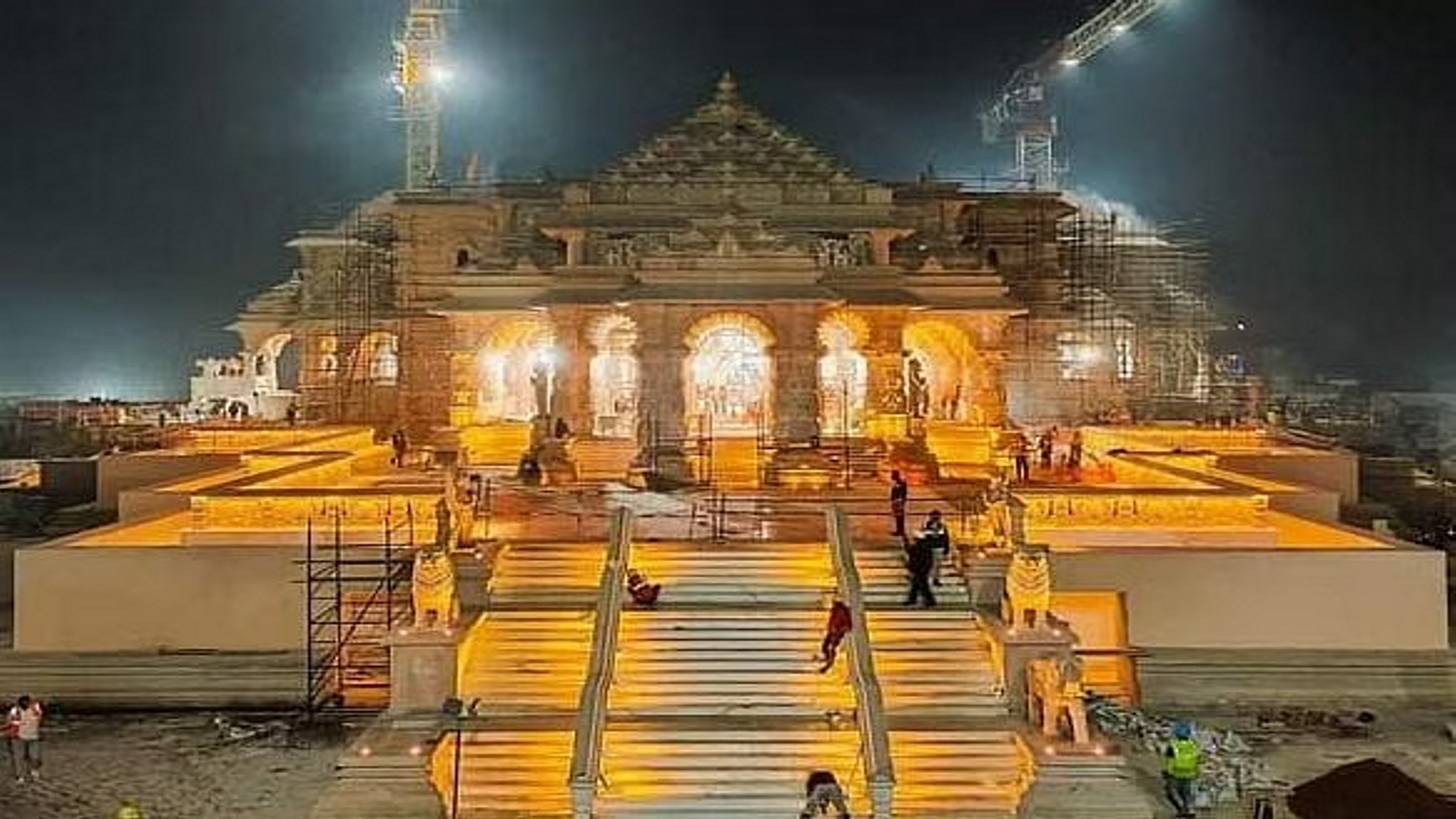 आज मंदिर का भ्रमण करेंगे भगवान राम
