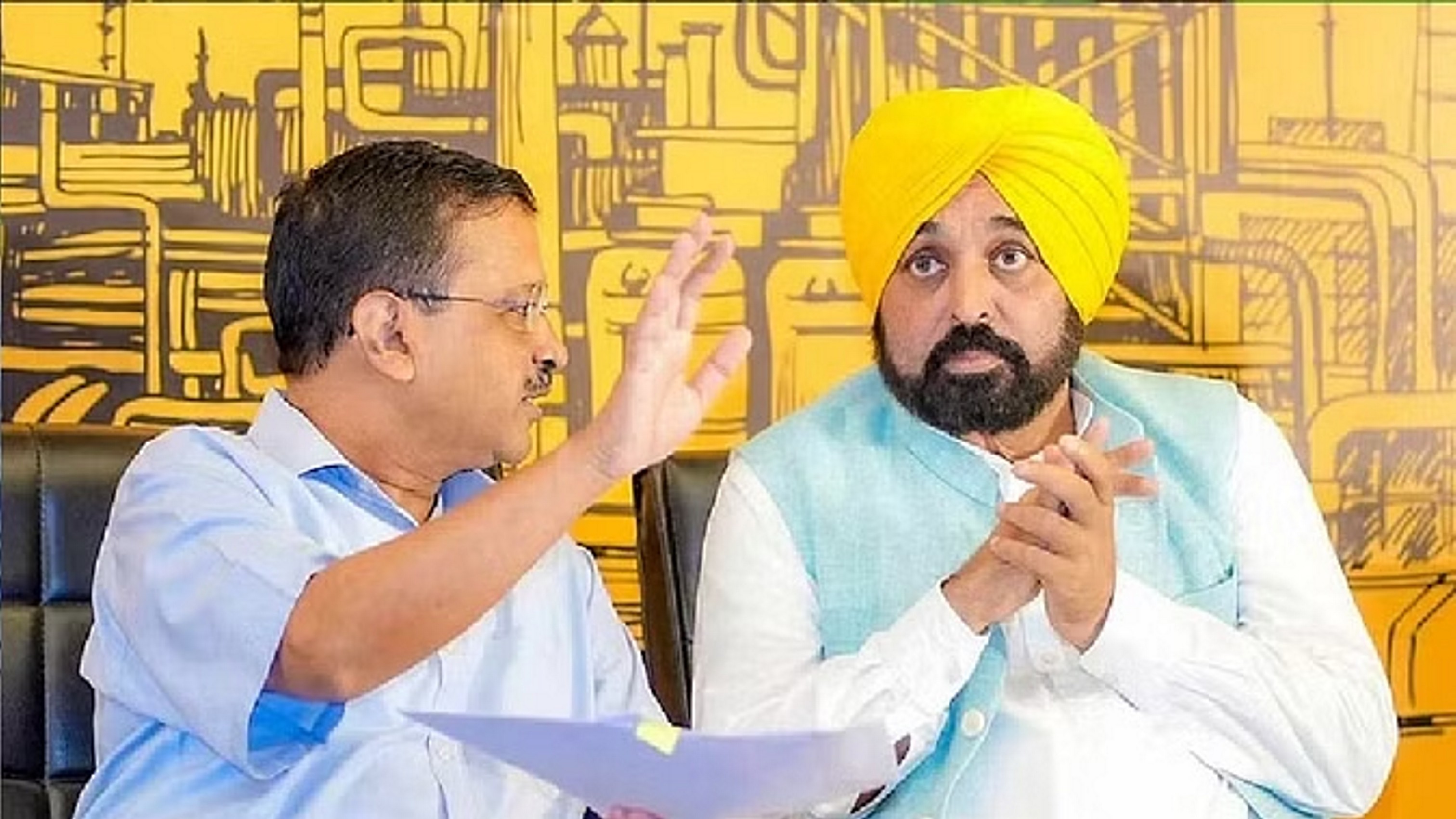 अरविंद केजरीवाल केजरीवाल और भगवंत मान आज सपरिवार करेंगे रामलला के दर्शन