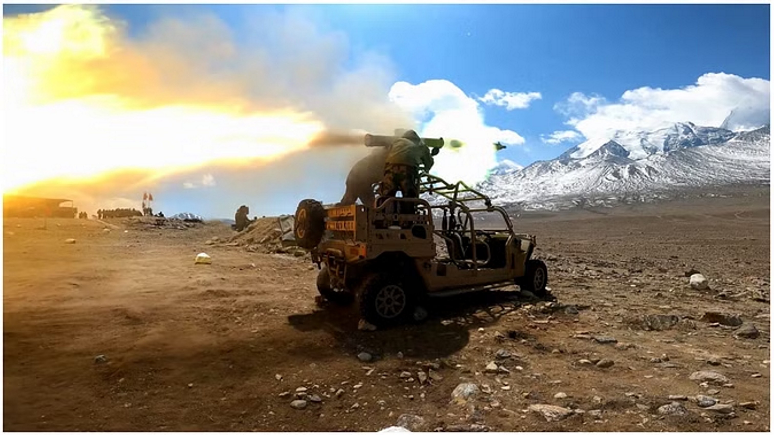 भारत-चीन सीमा पर 17,000 फीट की ऊंचाई पर गरजीं एटीजीएम