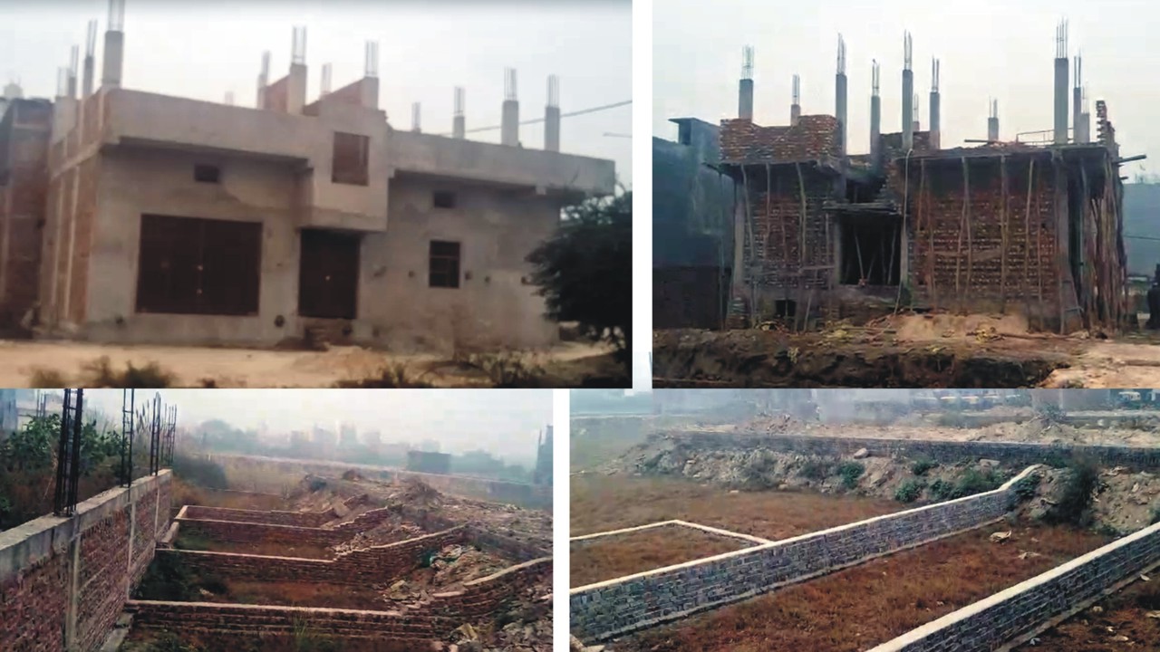 प्रदूषण की मार झेल रही दिल्ली में नेताओं और अधिकारियों की शह पर अवैध निर्माण जारी है