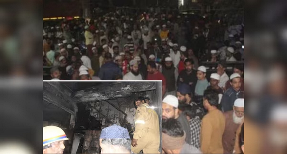 मकान में लगी भीषण आग, महिला और उसके तीन बच्चों समेत छह की जलकर मौत