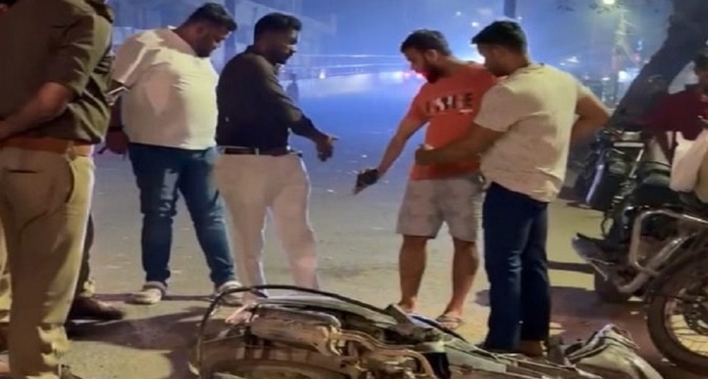 होली पर तेज रफ्तार एसयूवी का तांडव