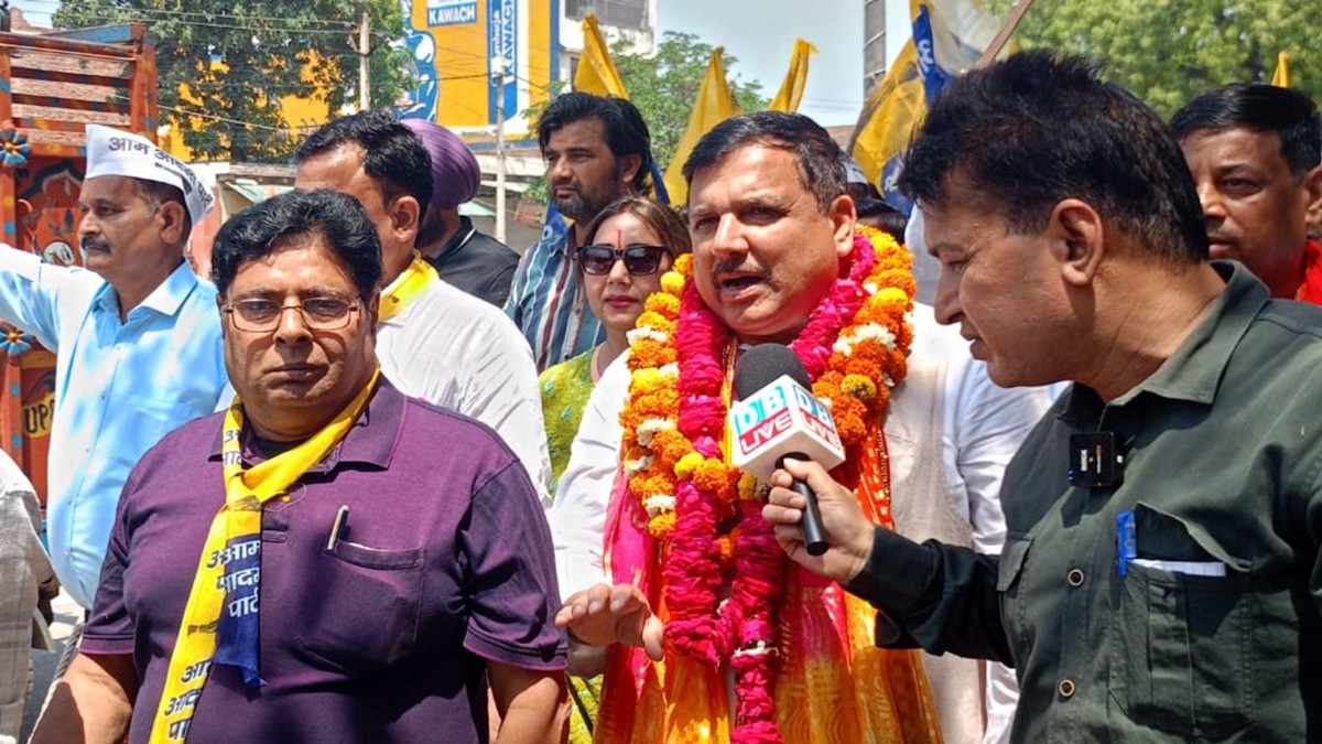 सांसद संजय सिंह का नरसी पुरम में हुआ जोरदार स्वागत, उमड़ा जन सैलाब