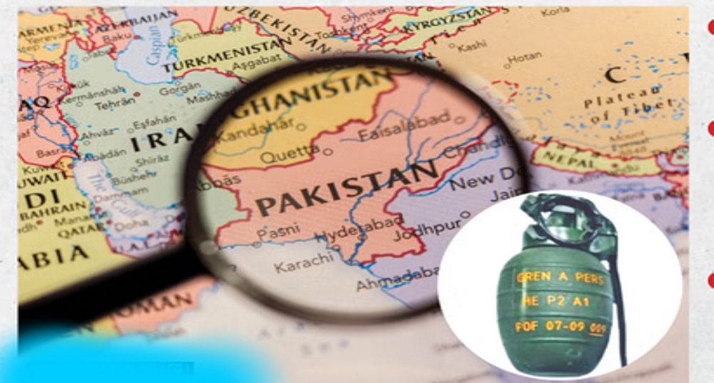 दहशत फैलाने को पंजाब भेजे जा रहे पाकिस्तानी सेना के हैंड ग्रेनेड