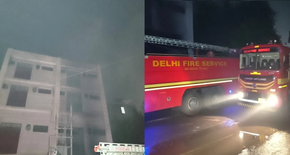 जूता फैक्टरी में लगी भीषण आग, चार लोगों की मौत