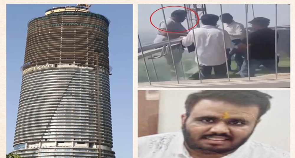 नोएडा की सबसे ऊंची इमारत से सुसाइड