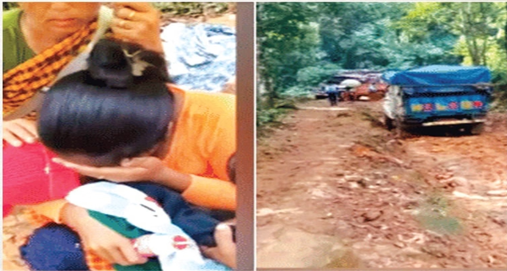 मेघालय में बीमार बेटे को बचाने मां 3 घंटे पैदल चली: गोद में ही दम तोड़ा मासूम ने